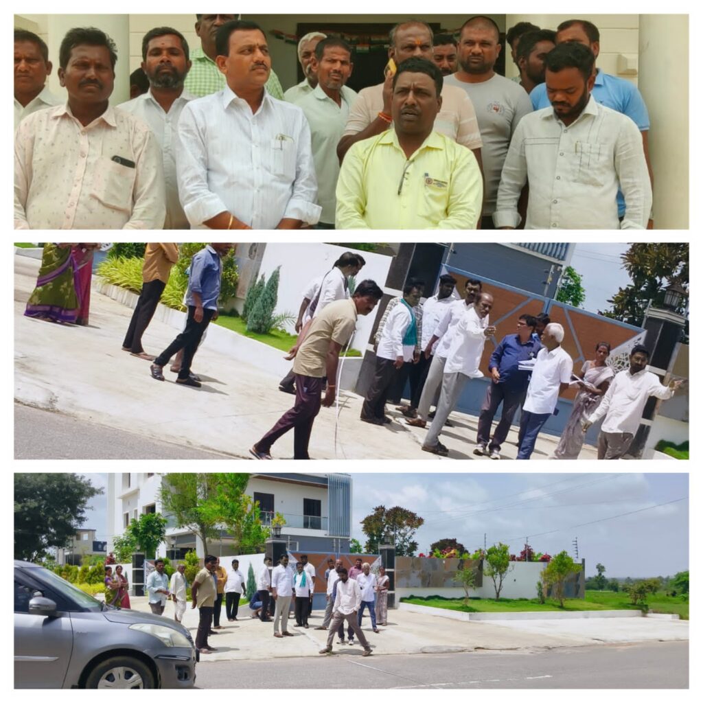 పర్మిషన్ లేకుండా గృహ నిర్మాణం చేపట్టినట్లు ఫిర్యాదు
