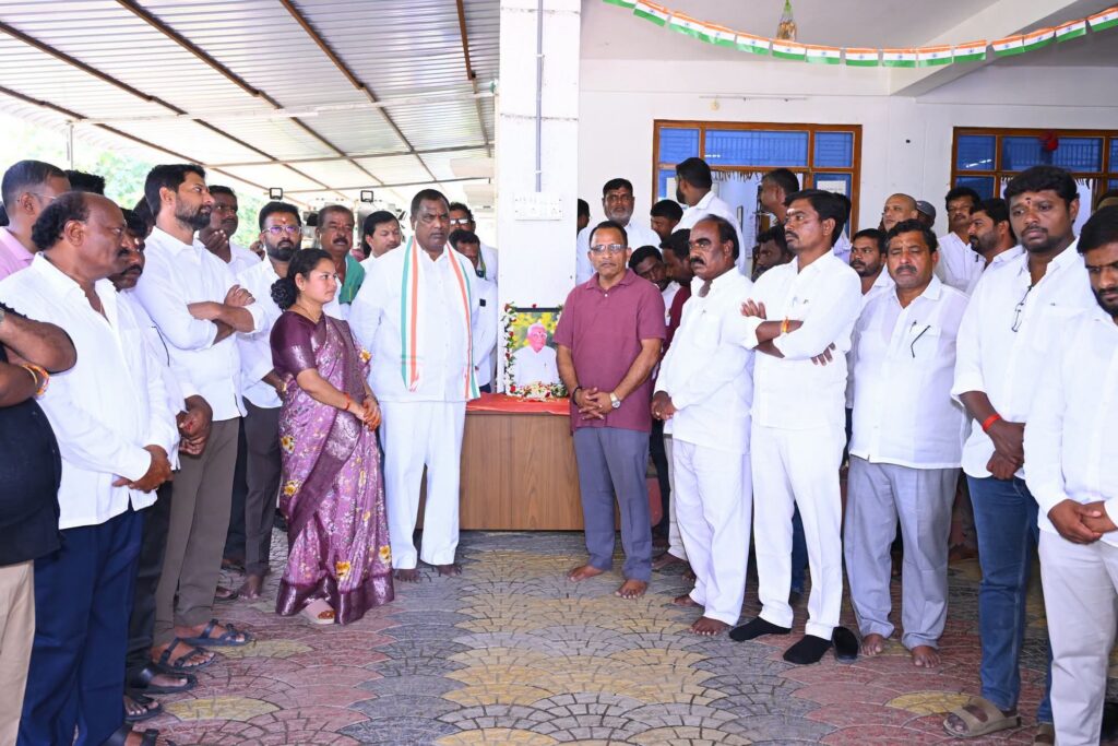 మాజీ మంత్రివర్యులు క్రీస్తు శేషులు జువ్వడి రత్నాకర్ రావు 99 వ జయంతిలో పాల్గొన్న మంత్రి అడ్లూరు లక్ష్మణ్