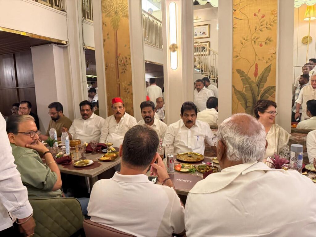 ఢిల్లీలో ఇండియా కూటమి నేతల లంచ్ మీటింగ్‌లో సీఎం రేవంత్ రెడ్డి 