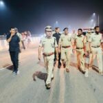 గోదావరి బ్రిడ్జి వద్ద దుర్గామాత విగ్రహాల నిమజ్జన బందోబస్తును పర్యవేక్షించిన పోలీస్ కమిషనర్